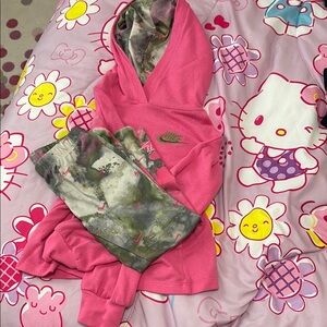 Nike Kids Matching Set - Pink and Green